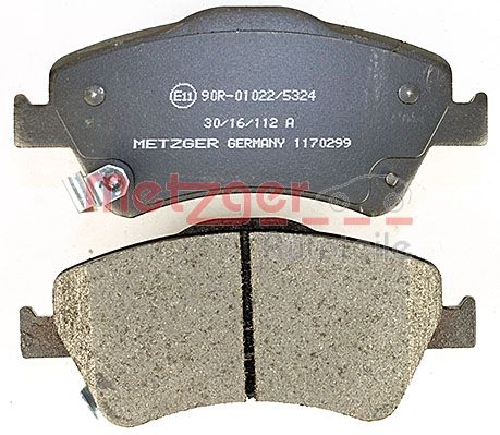 METZGER 1170299 GREENPARTS Bremsbelagsatz, Scheibenbremse